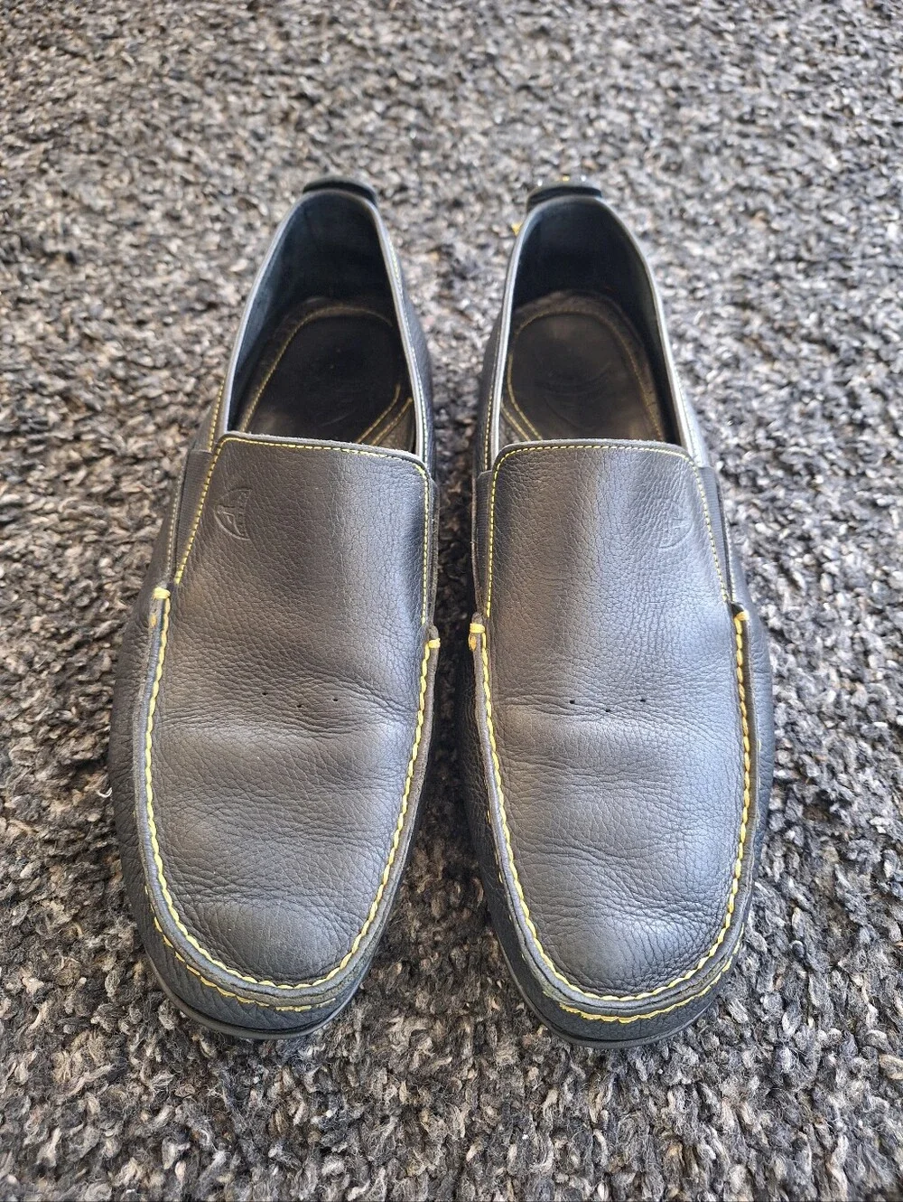 Michael Toschi Onda Driving Loafers Shoes Mens Size 13 Black Leather